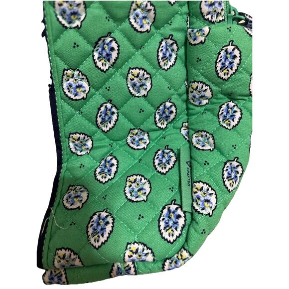 Vera Bradley Cotton Small Backpack In Garden Green Leaf Pattern New With Tags main image 3